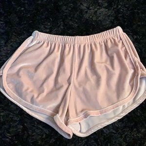 velvet shorts